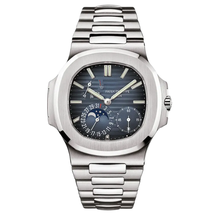 Patek Philippe Nautilus Steel Blue Dial Moon Phase 5712/1A-001